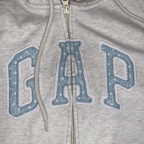 WOMENS GAP ZIP UP HOODIE LARGE - Picture 2 of 4